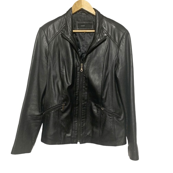 Avanti Jackets & Blazers - Vintage Avanti Genuine Black Leather Jacket Size L